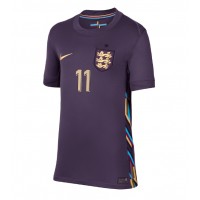 Camisa de Futebol Inglaterra Phil Foden #11 Equipamento Secundário Mulheres Europeu 2024 Manga Curta